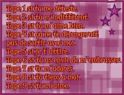 fais se que vous voulait